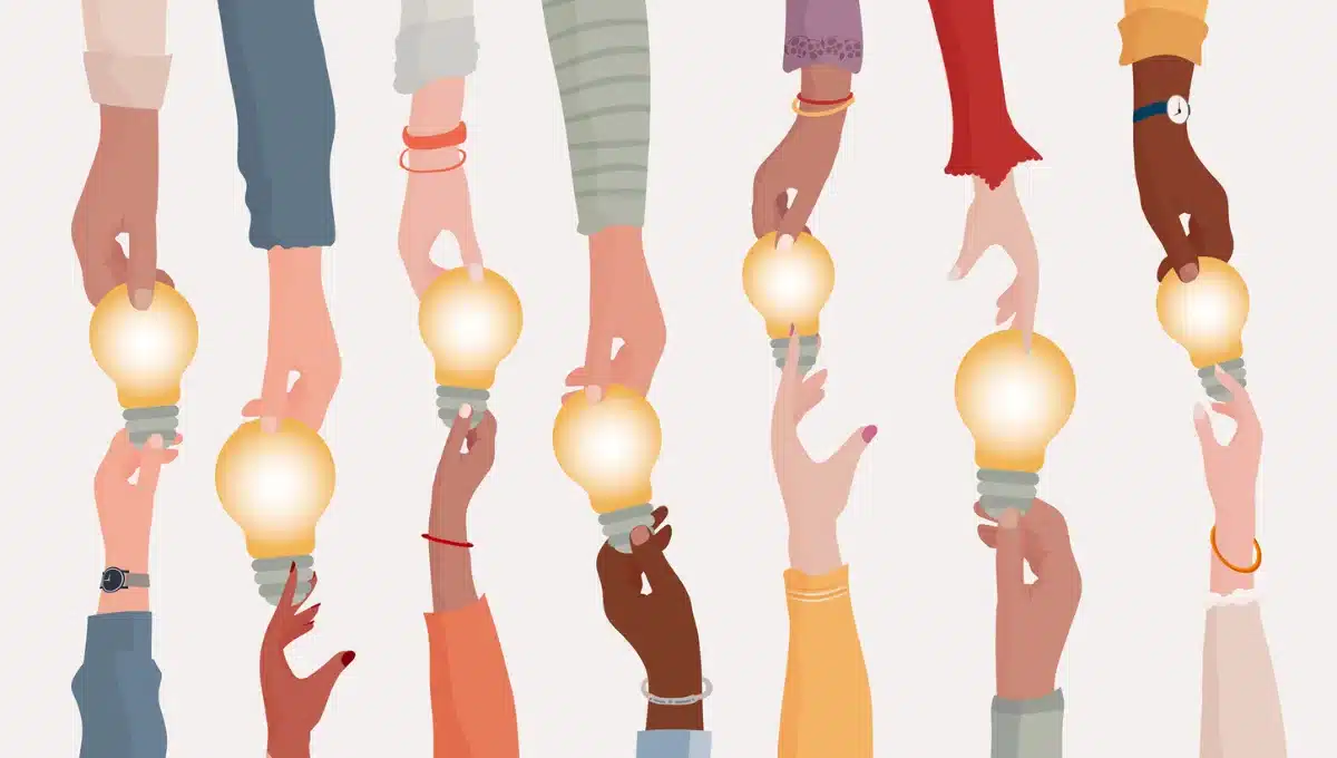 Los miembros del grupo influyen en cómo conectamos las ideas miembros del grupo