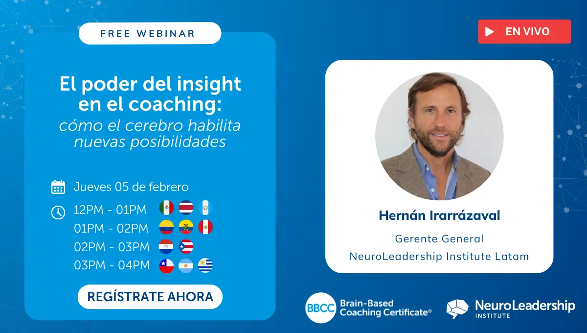 Webinar El poder del insight en el coaching: cómo el cerebro habilita nuevas posibilidades El poder del insight en el coaching